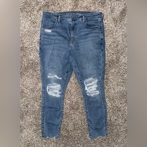 American Eagle Next Level Super High-Waisted Ripped Jegging (2 Pairs Available)